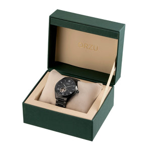 Orzu Watches - Automatic - Black Steel Bracelet