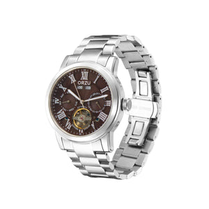 Orzu Watches - Automatic - Brown Steel Bracelet