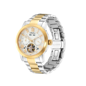 Orzu Watches - Automatic - White Gold Steel Bracelet