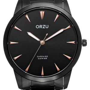 Orzu Watches - ORZU Analog Black Dial Men's Watch