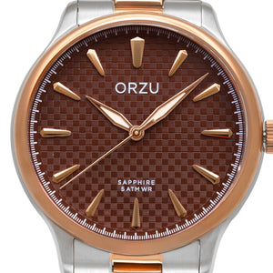 Orzu Watches - ORZU Analog Brown Dial Men's Watch