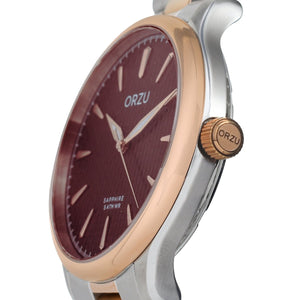 Orzu Watches - ORZU Analog Brown Dial Men's Watch