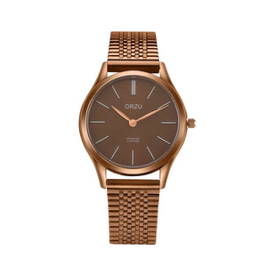 Orzu Watches - ORZU Analog Brown Dial Women's Watch