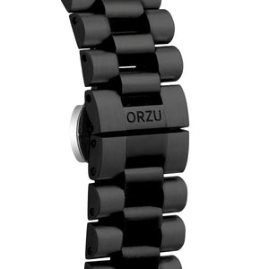 Orzu Watches - ORZU Analog Day Date Black Dial Men's Watch