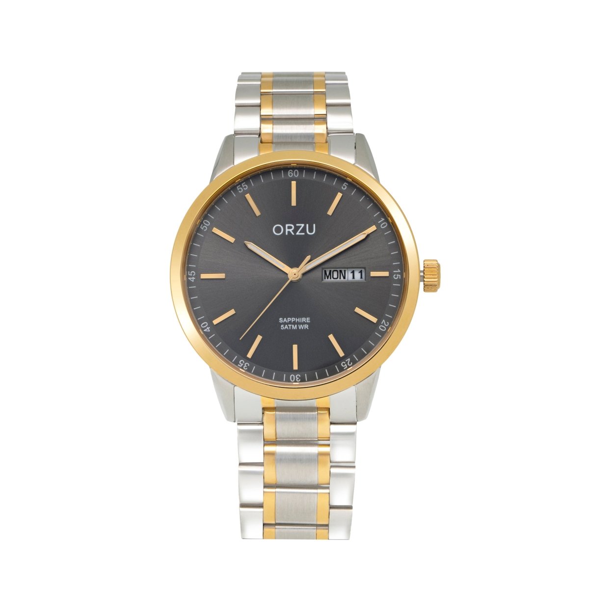 Orzu Watches - ORZU Analog Day Date Black Dial Men's Watch