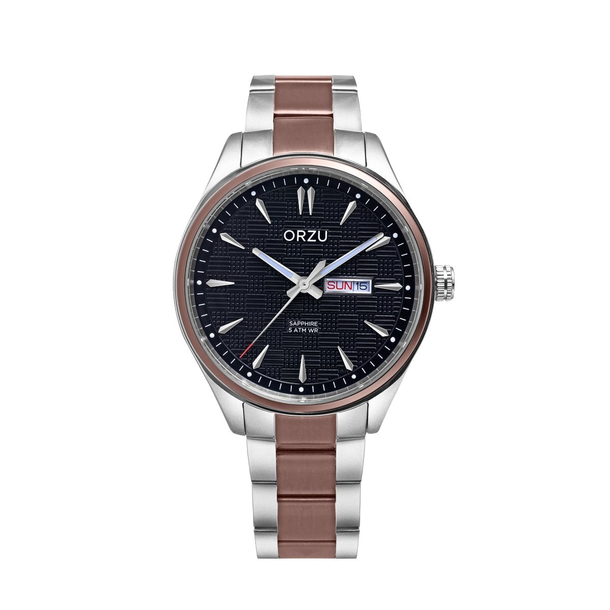 Orzu Watches - ORZU Analog Day Date Black Dial Men's Watch