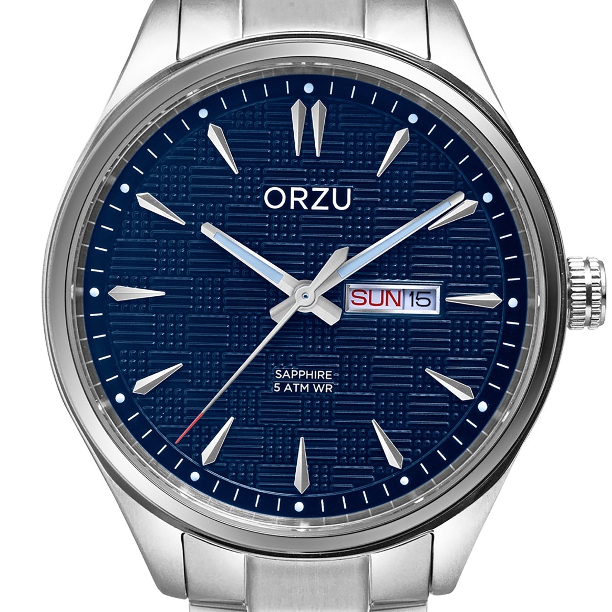 Orzu Watches - ORZU Analog Day Date Blue Dial Men's Watch