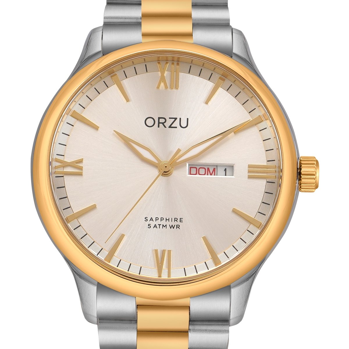 Orzu Watches - ORZU Analog Day Date White Dial Men's Watch