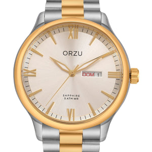Orzu Watches - ORZU Analog Day Date White Dial Men's Watch