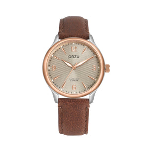 Orzu Watches - ORZU Analog Gold Dial Men's Watch