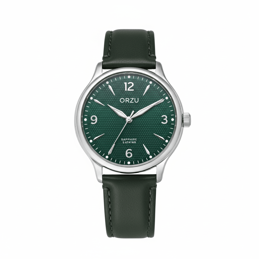 Orzu Watches - ORZU Analog Green Dial Men's Watch