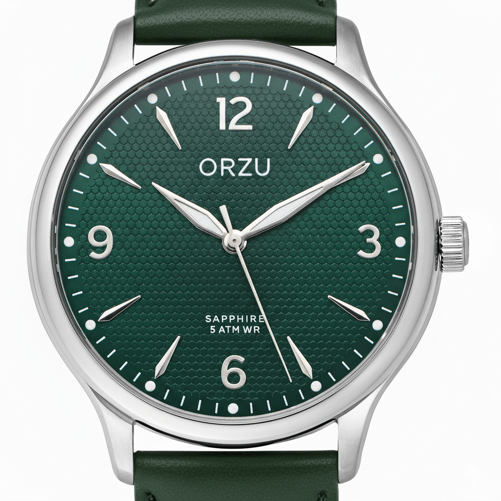 Orzu Watches - ORZU Analog Green Dial Men's Watch