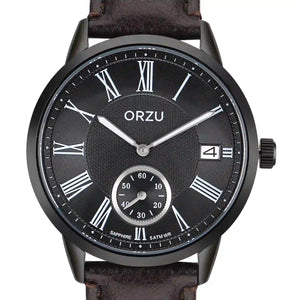 Orzu Watches - ORZU Analog Off Set Black Dial Men's Watch