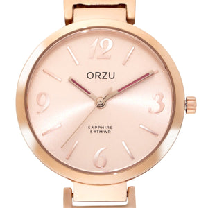 Orzu Watches - ORZU Analog Rose Gold Dial Women's Watch