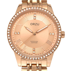 Orzu Watches - ORZU Analog Rose Gold Dial Women's Watch