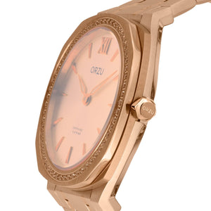 Orzu Watches - ORZU Analog Rose Gold Dial Women's Watch