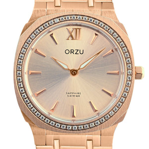 Orzu Watches - ORZU Analog Rose Gold Dial Women's Watch