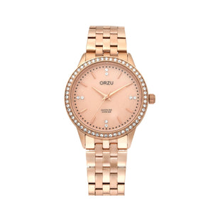 Orzu Watches - ORZU Analog Rose Gold Dial Women's Watch