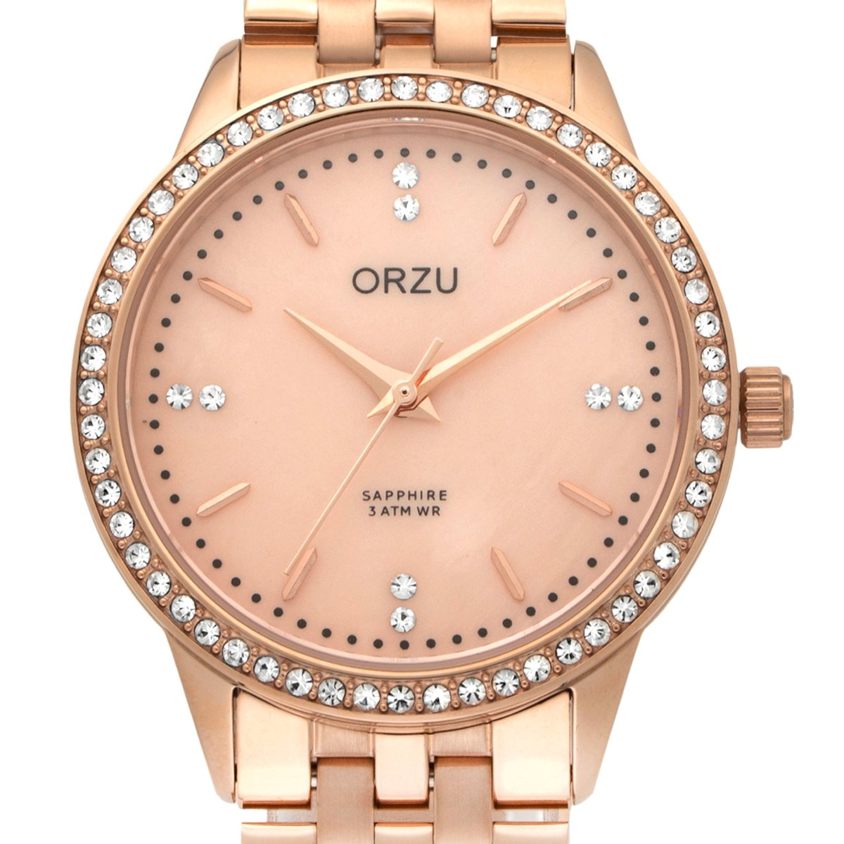 Orzu Watches - ORZU Analog Rose Gold Dial Women's Watch