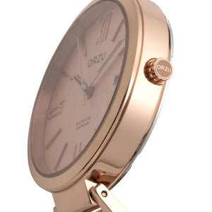 Orzu Watches - ORZU Analog Rose Gold Dial Women's Watch