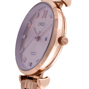 Orzu Watches - ORZU Analog Rose Gold Dial Women's Watch