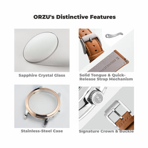 Orzu Watches - ORZU Analog Silver Dial Women's Watch