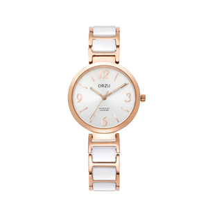 Orzu Watches - ORZU Analog White Dial Women's Watch