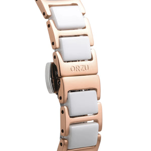 Orzu Watches - ORZU Analog White Dial Women's Watch