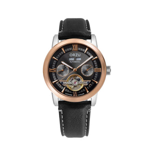 Orzu Watches - ORZU Automatic Black Dial Men's Watch