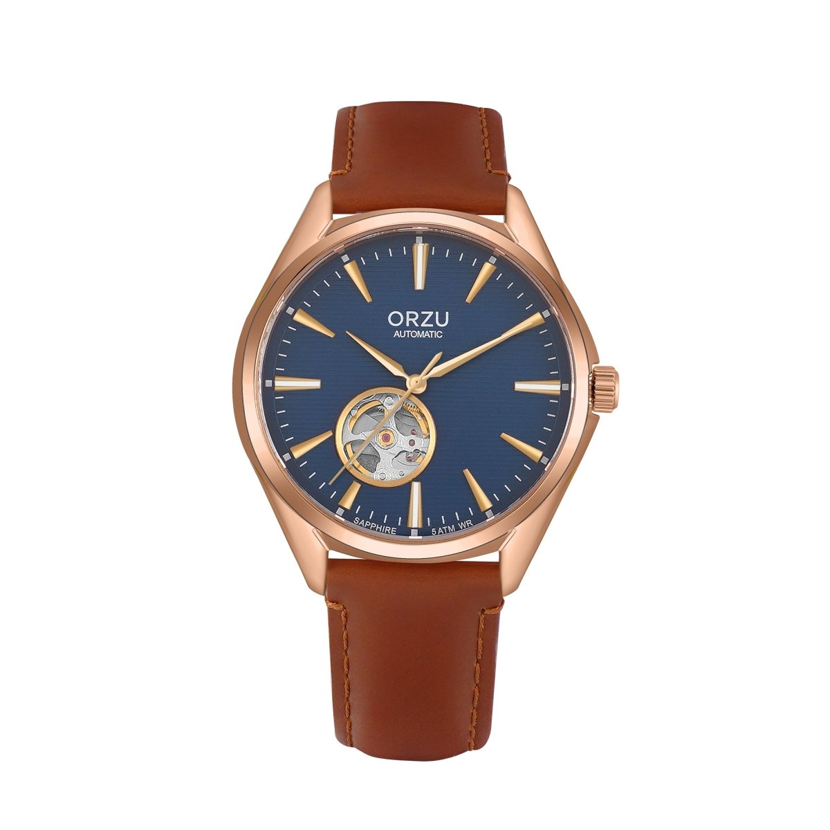 Orzu Watches - ORZU Automatic Blue Dial Men's Watch