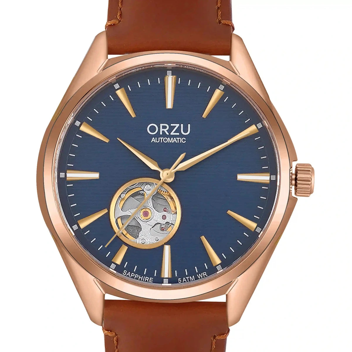Orzu Watches - ORZU Automatic Blue Dial Men's Watch