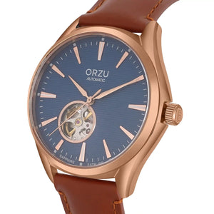 Orzu Watches - ORZU Automatic Blue Dial Men's Watch