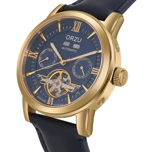 Orzu Watches - ORZU Automatic Blue Dial Men's Watch
