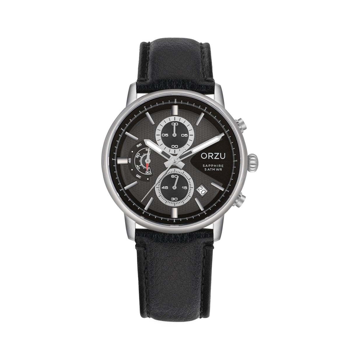 Orzu Watches - ORZU Chronograph Black Dial Men's Watch