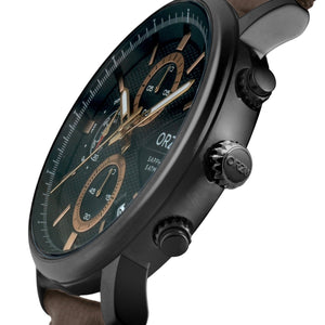 Orzu Watches - ORZU Chronograph Black Dial Men's Watch