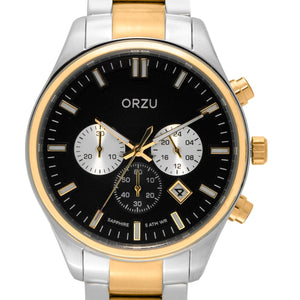 Orzu Watches - ORZU Chronograph Black Dial Men's Watch