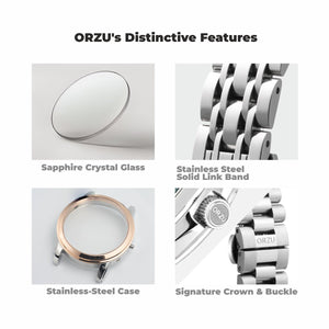 Orzu Watches - ORZU Chronograph Blue Dial Men's Watch
