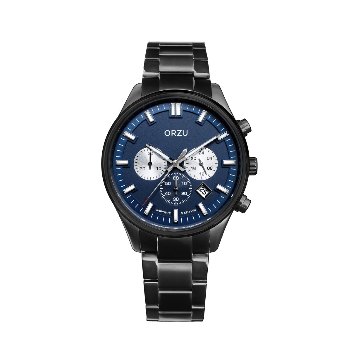 Orzu Watches - ORZU Chronograph Blue Dial Men's Watch