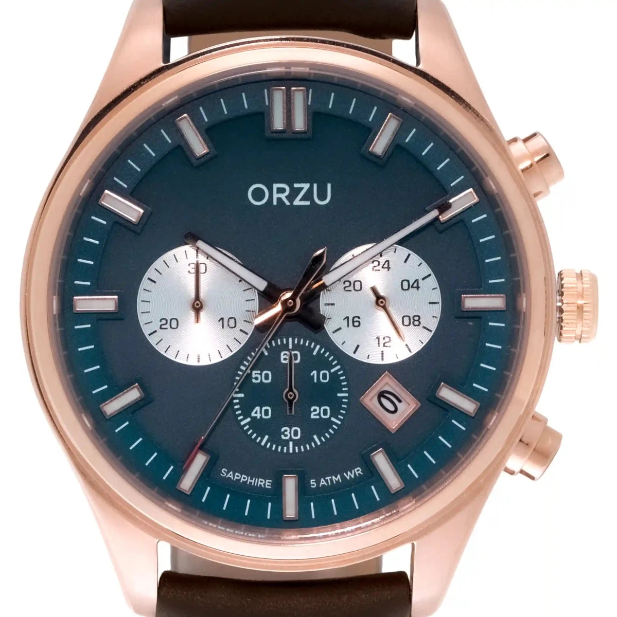 Orzu Watches - ORZU Chronograph Blue Dial Men's Watch