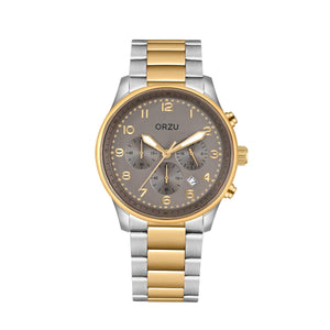 Orzu Watches - ORZU Chronograph Brown Dial Men's Watch