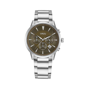 Orzu Watches - ORZU Chronograph Green Dial Men's Watch