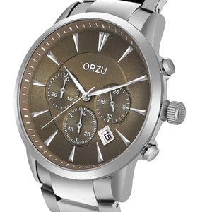 Orzu Watches - ORZU Chronograph Green Dial Men's Watch