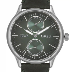 Orzu Watches - ORZU Multifunction Green Dial Men's Watch