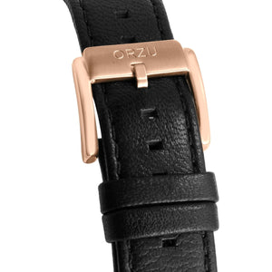 Orzu Watches - ORZU Multifunction Silver Dial Men's Watch
