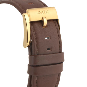 Orzu Watches - ORZU Multifunction White Dial Men's Watch