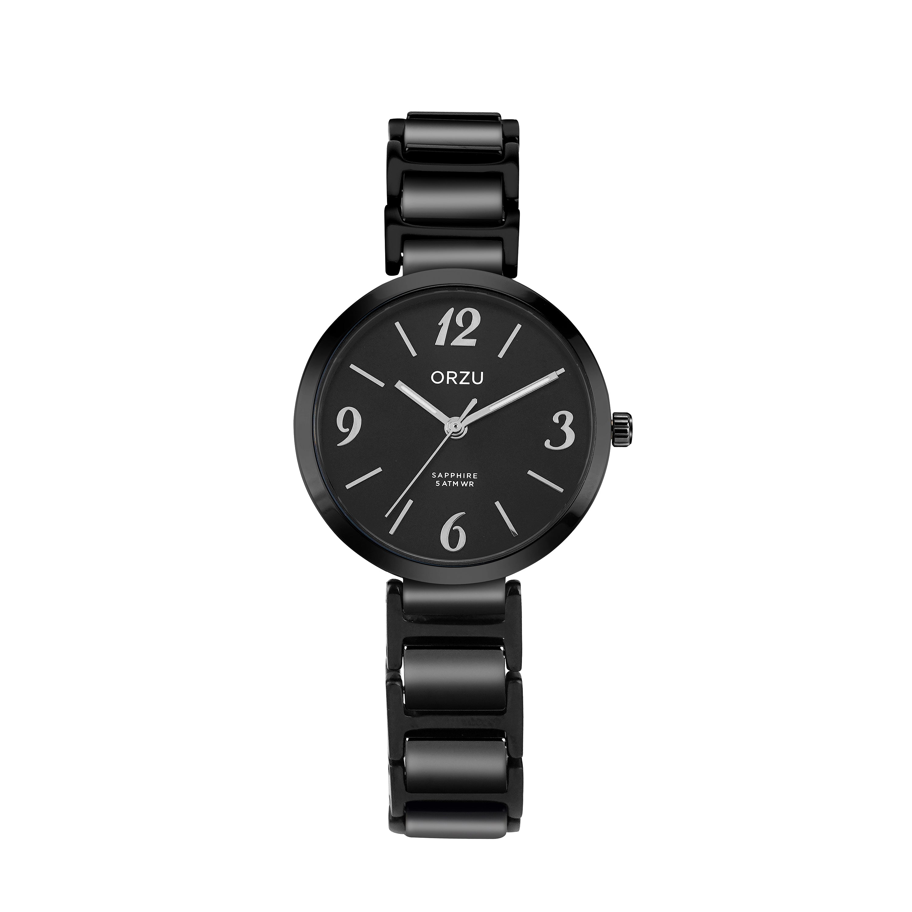 ORZU Analog Black Dial Women's Watch