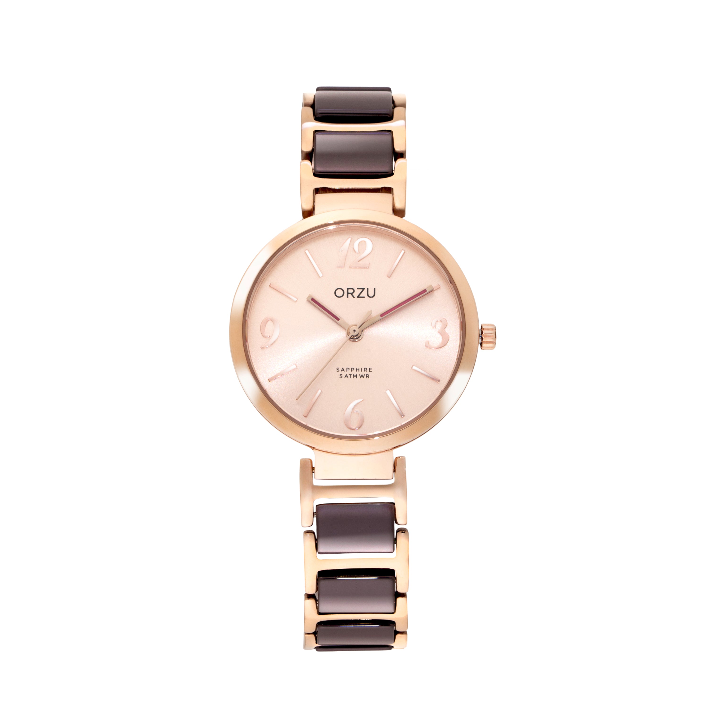 ORZU Analog Rose Gold Dial Women's Watch