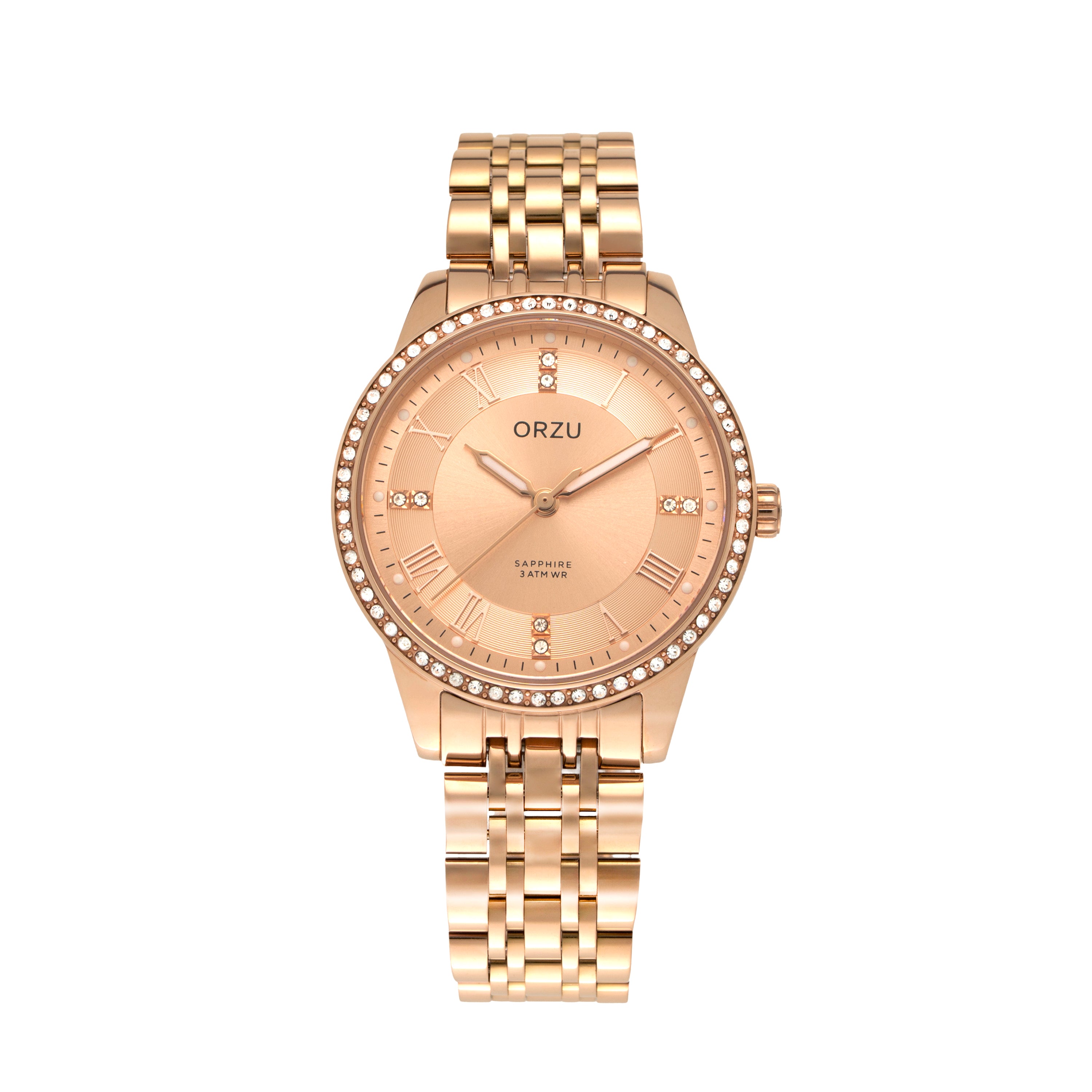 ORZU Analog Rose Gold Dial Women's Watch