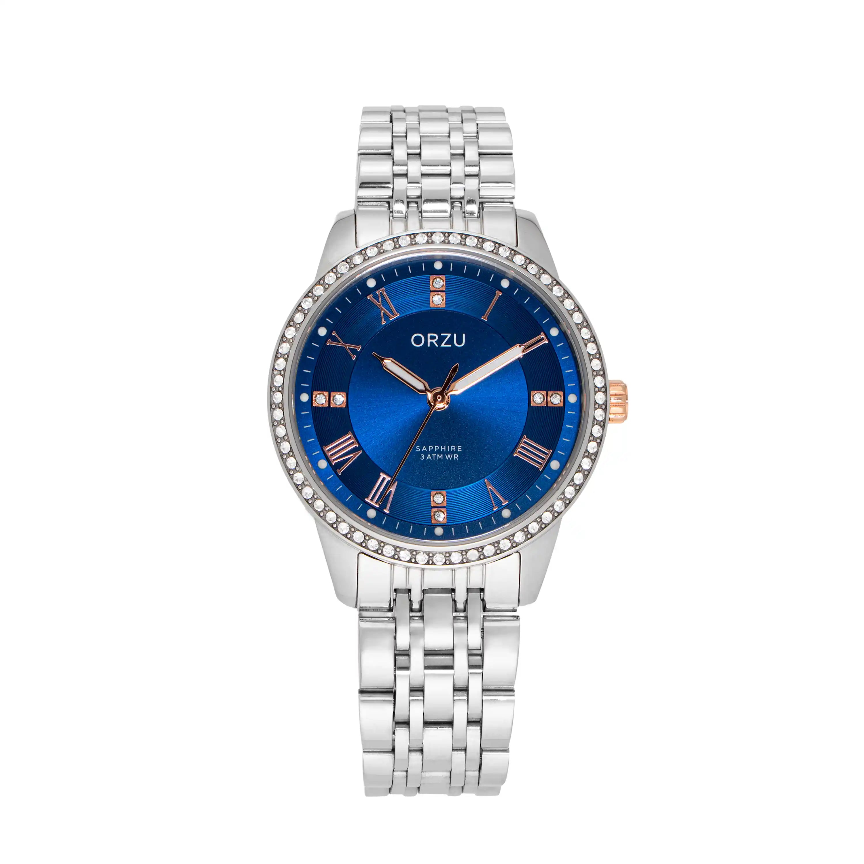 ORZU Analog Blue Dial Women's Watch