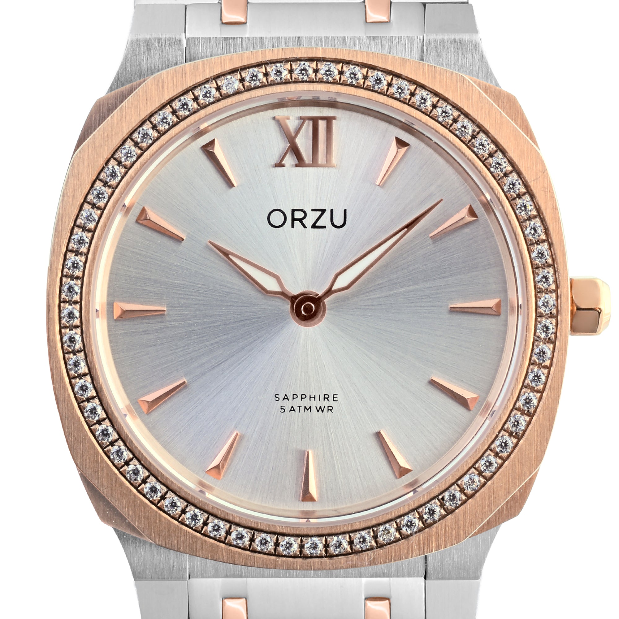 ORZU Analog Silver Dial Women's Watch